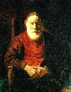 REMBRANDT Harmenszoon van Rijn, portratt av gammal man